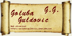 Goluba Guldović vizit kartica